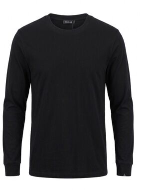 NAADAM Black Long Sleeve Crewneck Shirt Men Cotton XXL NWT